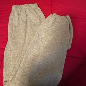 Grey sweatpants size large